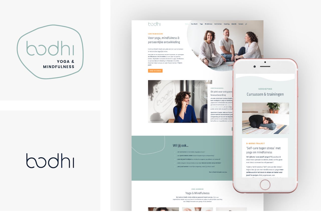 Website design yoga studio Rotterdam