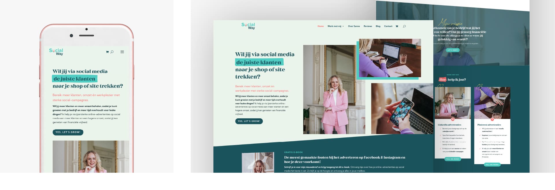 Website design yoga studio Rotterdam